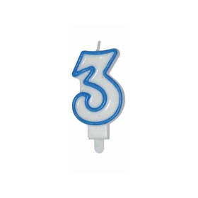 CANDELE CM 8 AZZURRA/BIANCA N3