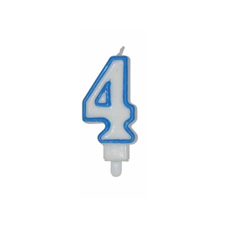 CANDELE CM 8 AZZURRA/BIANCA N4