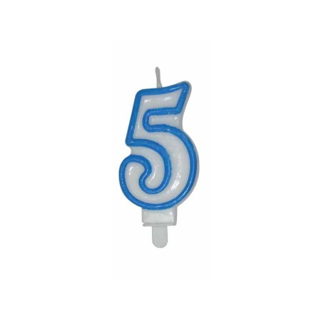 CANDELE CM 8 AZZURRA/BIANCA N5