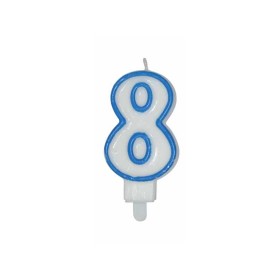 CANDELE CM 8 AZZURRA/BIANCA N8