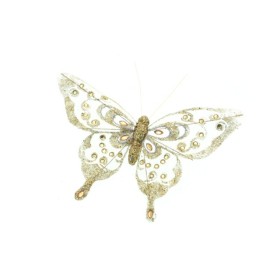 FARFALLA ORO CON CLIP 18CM
