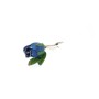 BOCCIOLO ROSA CON CLIP BLU
