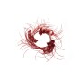 FUORIPORTA GLITTER 40CM ROSSO