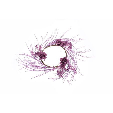 FUORIPORTA GLITTER ROSE 40CM VIOLA