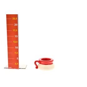 P/CANDELA ANGELI ROSSO 11CM