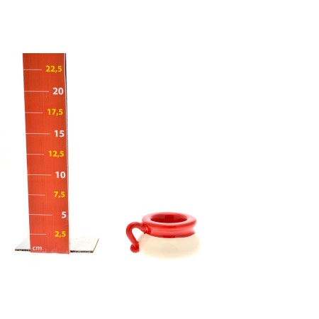 P/CANDELA ANGELI ROSSO 11CM