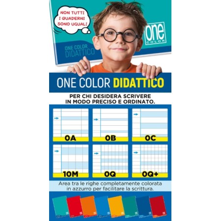 MAXI ONE COLOR DIDATTICI RIG. Q+