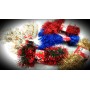 FILO 2 NASTRI ANIMA FERRO ROSSO/RAME/ARGENTO