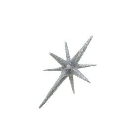 PENDENTE STELLA GLITTER ARGENTO 15CM.