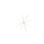 RICCIO DI STELLA 28CM LAMINATO ARGENTO
