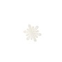 PENDENTE FIOCCO DI NEVE BIANCO 10CM.