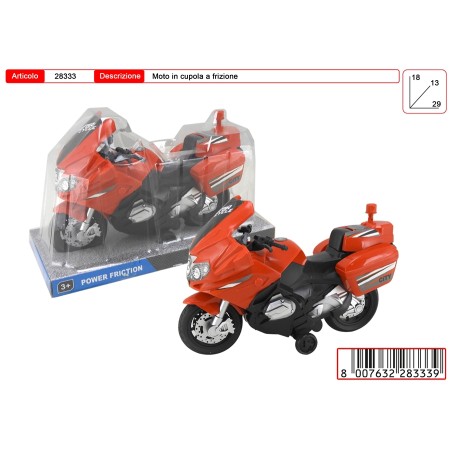 MOTOCICLETTA POLICE E STRADALE IN CUPOLA