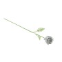 ROSA GAMBO LUNGO GLITTER 50CM ARGENTO