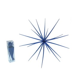 RICCIO DA MONTARE BLU 58CM GLITTER