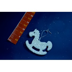 APPENDINO CAVALLUCCIO BIANCO 15CM