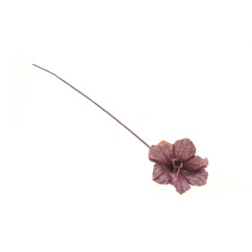 FIORE GLITTERATO GAMBO LUNGO VIOLA