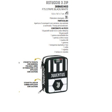CORREDI 3 ZIP SEVEN JUVENTUS 2024