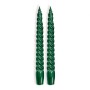 8 CANDELE TORCIGLIONE VERDE.