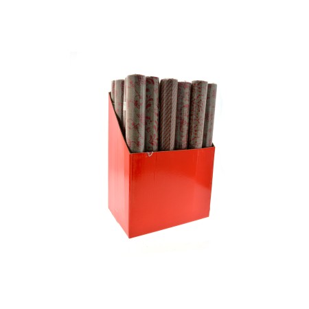 ROTOLO YUTA DECORATO ROSSO 48X270CM