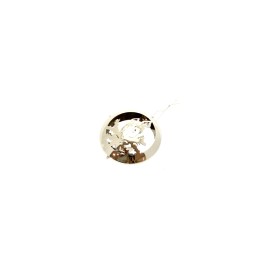 DECORAZIONE METALLO 12X12CM ALBERELLO ARGENTO