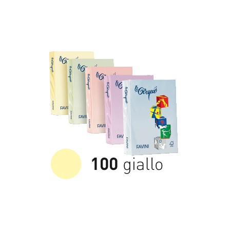 CARTA A3 80GR. GIALLO 100