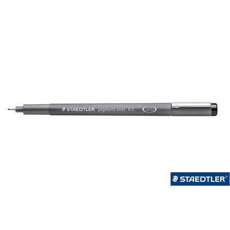 BIRO PIGMENT LINER 05 STAEDTLER NERE