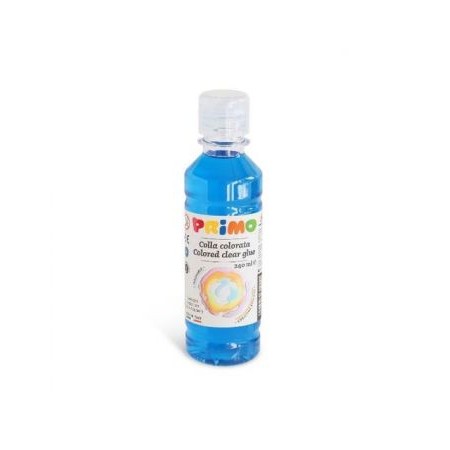 FLACONE COLLA COLORATA 240ML - CYAN
