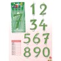 CANDELE GRANDI VERDE GLITTER N.4