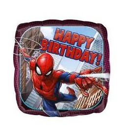 PALLONCINI SPIDERMAN 18' BUON COMPLEANNO