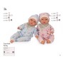 BAMBOLOTTO NEONATO CON PIGIAMA BLU (45CM)