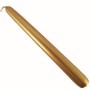 CANDELA STEARICA 2PZ 50GR 25CM METALLIC ORO