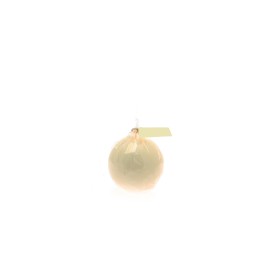 CANDELA SFERA D.10CM COL PANNA.