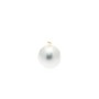 CANDELA SFERA D.10CM COL ARGENTO METALLIZZATO