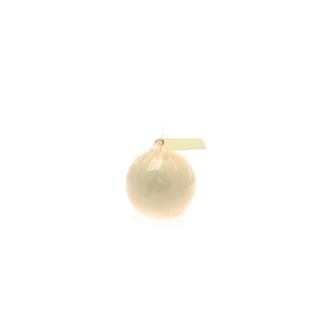 CANDELA SFERA D.8CM COL PANNA