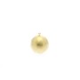 CANDELA SFERA D.8CM COL ORO METALLIZZATO