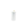 CANDELA CILINDRO 15X7CM ARGENTO METALLIZZATO