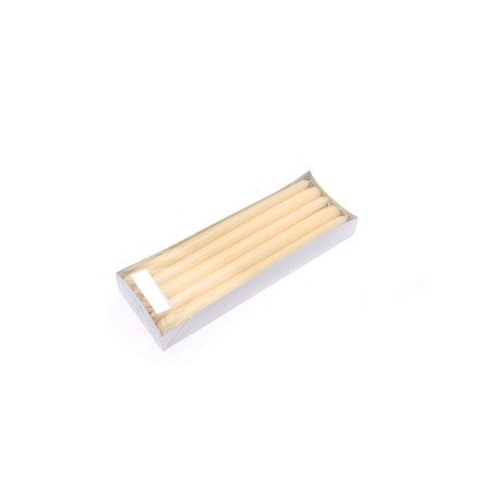 SET 10PZ CANDELA 29X2.2CM COL PANNA
