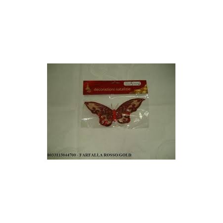 FARFALLA VELO ROSSO CM 20.