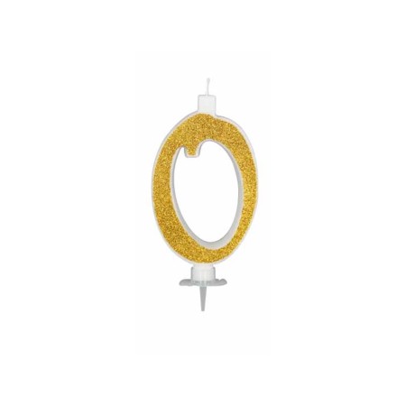 CANDELE GLITTER CM 12 ORO N0