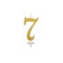 CANDELE GLITTER CM 12 ORO N7