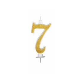 CANDELE GLITTER CM 12 ORO N7