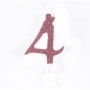 CANDELE CM 7 ROSA GLITTER N4