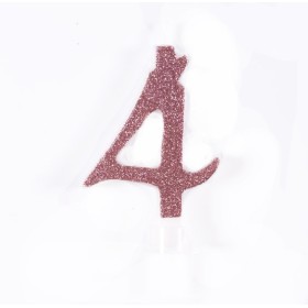 CANDELE CM 7 ROSA GLITTER N4
