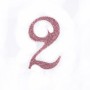 CANDELE GLITTER CM 12 ROSA N2