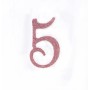 CANDELE GLITTER CM 12 ROSA N5
