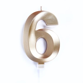 CANDELE LUXURI CM 10 ORO N6