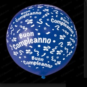 PALLONCINI 36 POLLICI BUON COMPLEANNO BLU.