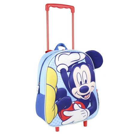 ZAINI ASILO TROLLEY PER BAMBINI 3D APPLICATION TOPOLINO
