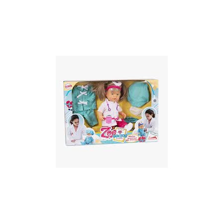 BAMBOLA ZOE DOTTORESSA CON ACCESSORI CM40