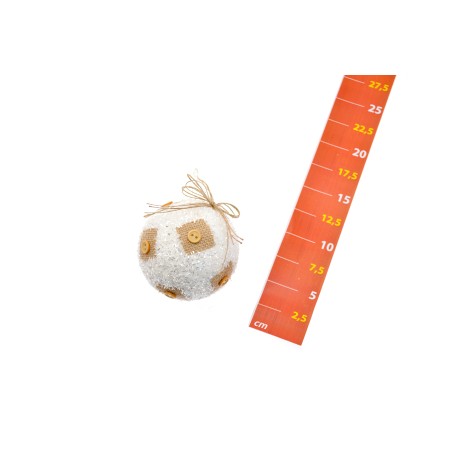 APPENDINO SFERA CON ROMBI YUTA 9CM